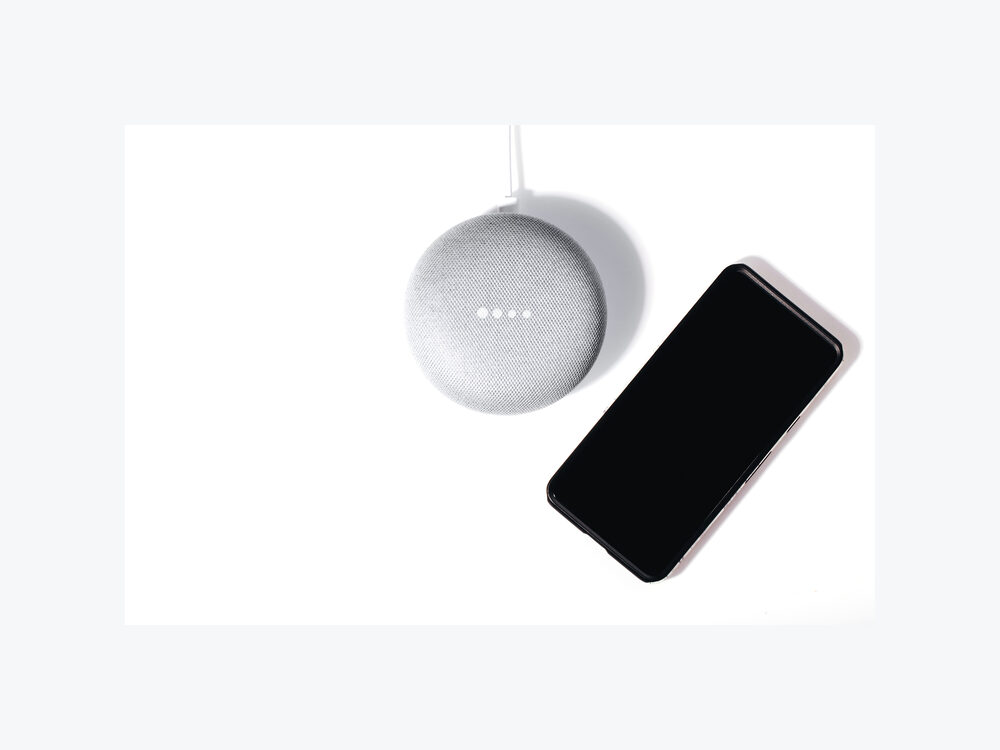 Smart home devices set up in a home